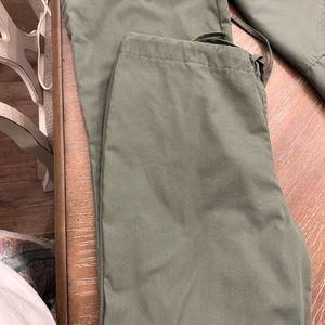 Cherokee drawstring olive scrub pants